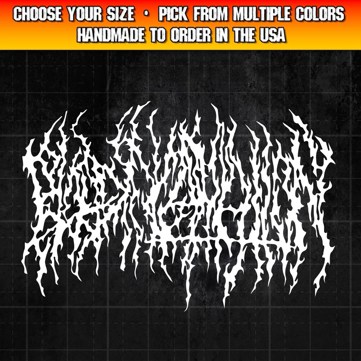 Blood Incantation Decal for Cars, Trucks, Laptops, Death Metal