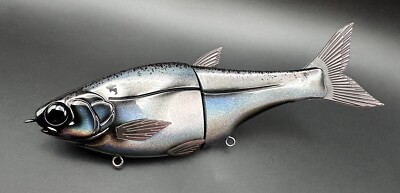 Leurre HINKLE SHAD JR. CLONE PRIZM SHAD, 7 Pouces, Swimbait Peint Main, Slow Sink, Neuf