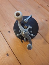 Vtg Penn No.85 Seaboy Saltwater Bait Casting Fishing Real USA Made Brown & White