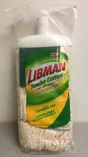 Libman 130 Jumbo 10.5 in. Wet Cotton Mop Refill 1 pk