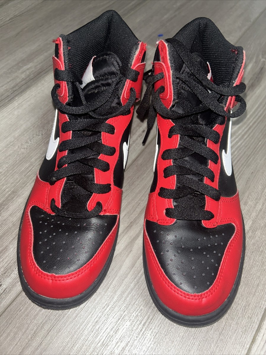 Nike Dunk High (GS) Black/White-University Red DB2179-003 Size 6.5
