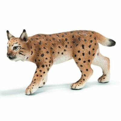 NEW Schleich 14627 Lynx wildlife RETIRED figurine animal figure toy wild life