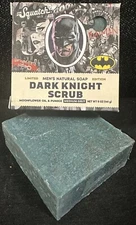 Dr Squatch Soap Dark Knight Scrub DC Limited Edition Batman Soap Bar 🦇