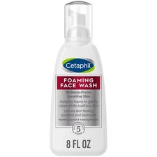 CETAPHIL Redness Relieving Foaming Face Wash for Sensitive Skin 8 Fl Oz