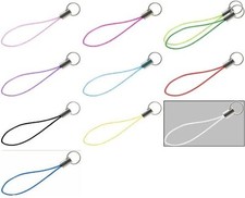 Five 5 Cell Phone Strap Lariat with Split Ring End  Mixed COLOR LOT Colored