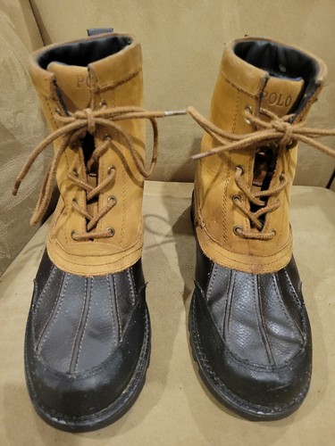 Polo Ralph Lauren 5 Eyelet Leather Boots 7