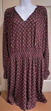 Michael Kors Merlot Summer Dress Size Medium NWT