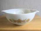 Vintage Pyrex #443 BUTTERFLY GOLD CINDERELLA Mixing Bowl 2 1/2 QT Size