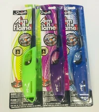 Scripto Multi Purpose Aim'n Flame II Lighter, Random Color pack of 3