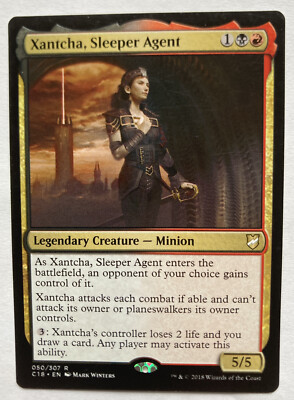 MTG Xantcha, Sleeper Agent Commander 2018 050/307 Regular Rare