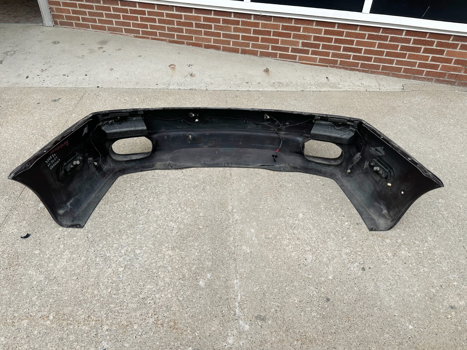 P40523 2003-2008 Maserati Quattroporte M139 Rear Bumper w/Parking Sensor WRAPPED