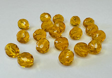 8 MM Glass Beads-Topaz