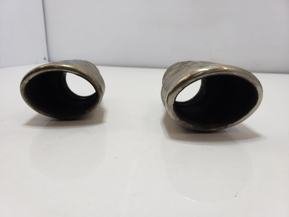 ✅ 98-03 OEM Jaguar XJ8 XJR XK8 Rear Left Right Exhaust Muffler Tip SET Of 2 - Image 3 of 4