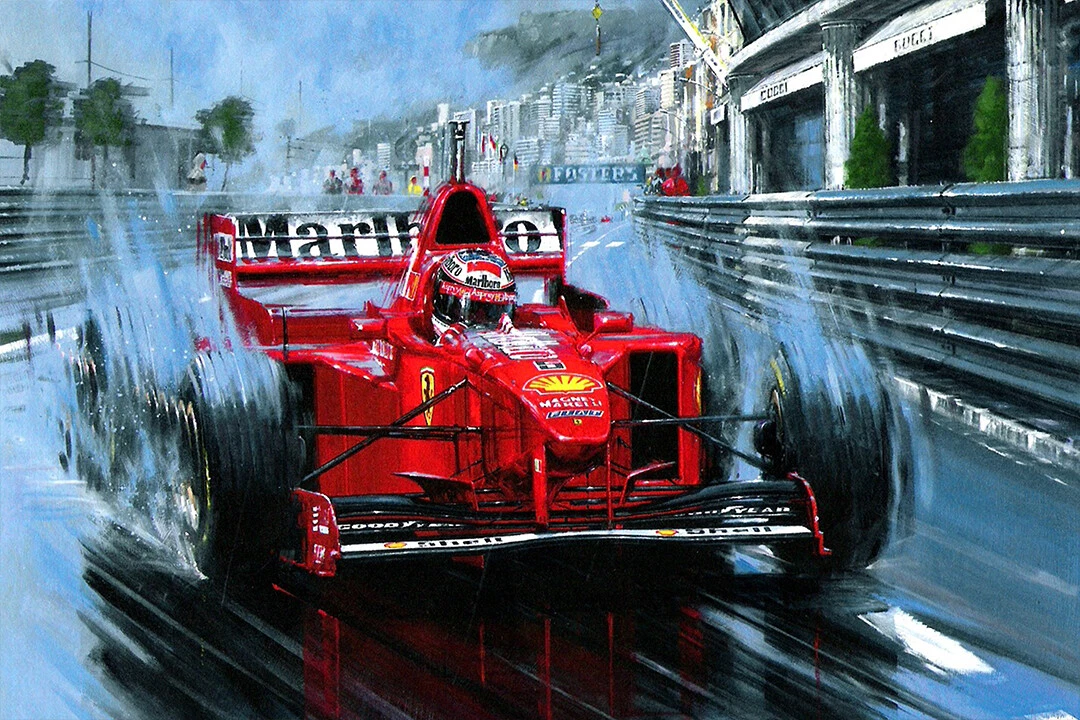 Michael Schumacher Mercedes F1 Racing Driver Wall Art Home Decor - POSTER 20x30