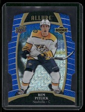 2019-20 Upper Deck Allure Rookies Blue Line /25 Rem Pitlick #67 Rookie RC
