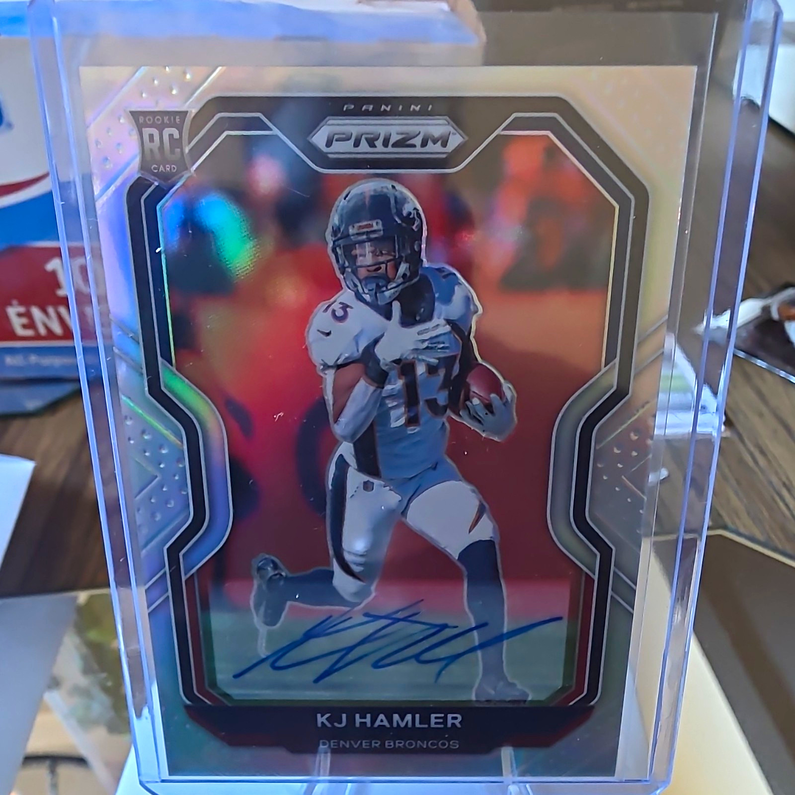 Panini Prizm 2020 KJ Hamler RC Auto Silver Prizm Autographs #315 Broncos