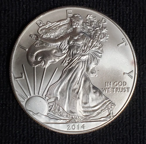 2014 American Silver Eagle 1 oz .999 Fine Silver Bullion Uncirculated