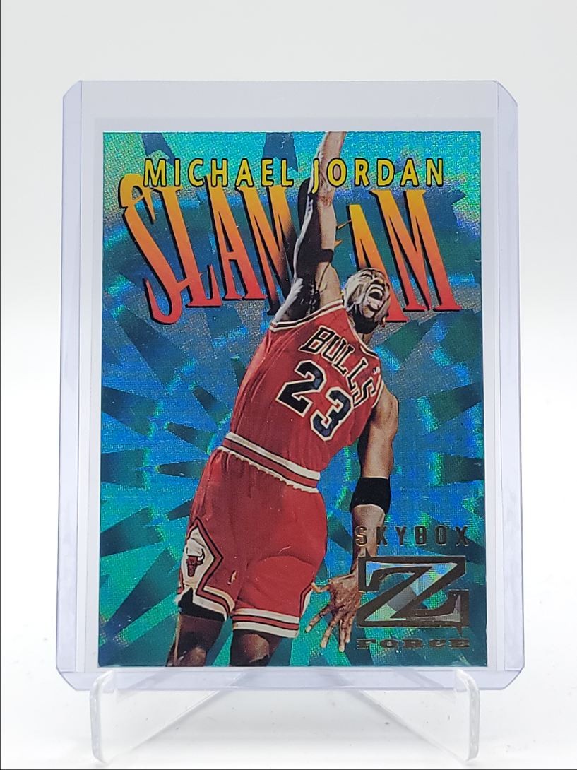 MICHAEL JORDAN 1996-97 SKYBOX Z-FORCE SLAM CAM BASKETBALL BULLS Q5966