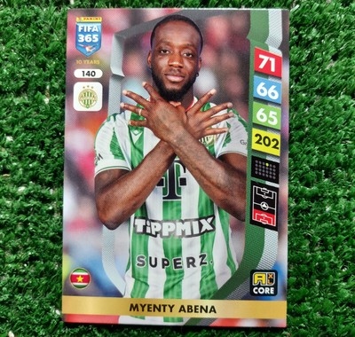 CARD ADRENALYN XL FIFA 365 PANINI 2025 FERENCVAROSI N°140 ABENA CARTE  