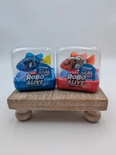 Robo Alive Robo Fish Series 2 (Red/Blue 2 Pack) Robotic Swimming Fish Water