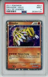 Pokémon Groudon SL4 Call of Legends Shiny Holo Rare