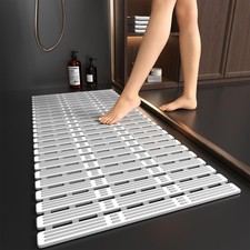 Shower Mat Non Slip Bath Mat for Tub - 36 x 16 Inch Bathtub Mat Non Slip Show...