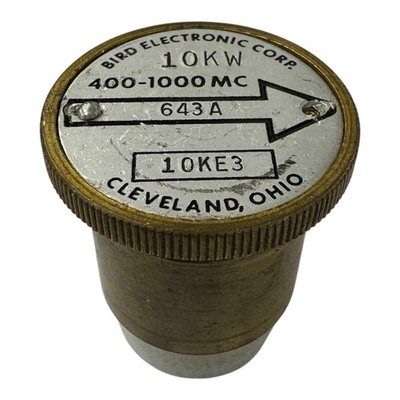 10KE3 Bird Wattmeter Element High Power 400-1000Mhz 10000W