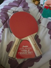 Franklin 2 Player Table Tennis Set with Pips-out Rubber Paddles B74