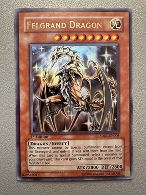 Felgrand Dragon 1st Edition Super Rare SDRL-EN001 Yu-Gi-Oh!