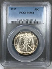 1917 U.S. 50c Walking Liberty Half Dollar PCGS MS64