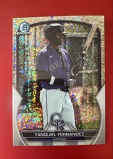 2023 Bowman Draft Chrome Yanquiel Fernandez BDC-61 Sparkle Refractor (RC)