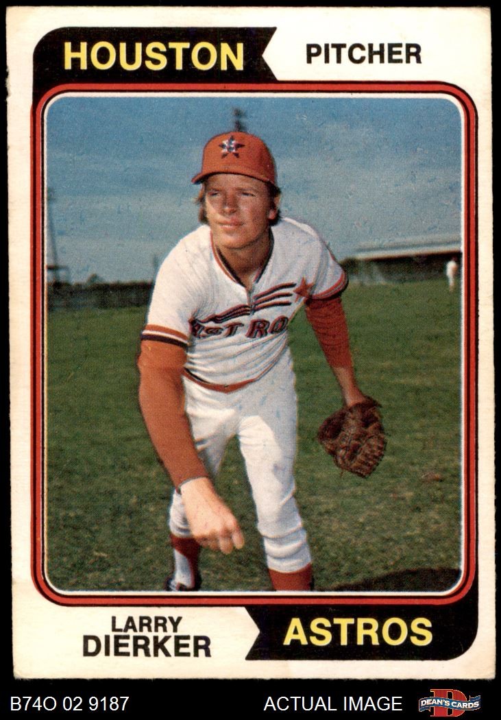 1974 O-Pee-Chee #660 Larry Dierker Astros 4 - VG/EX