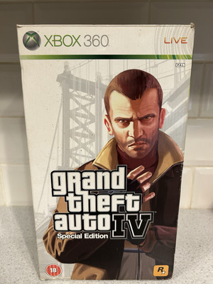 Grand Theft Auto IV GTA 4 Special Edition Lock Box Artbook Xbox 360 OHNE TASCHE
