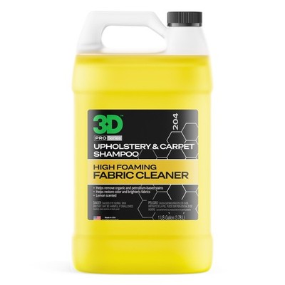 128 Fl Oz Carpet Upholstery Shampoo Deep Clean High Foam Fresh Lemon Scent
