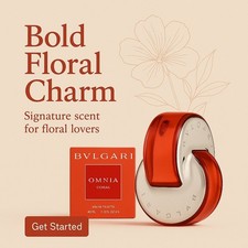 Omnia Coral by Bvlgari 3.4 oz 100 ml Eau de Toilette Spray for Women New In Box