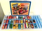 Vintage 1970's Matchbox Lesney England Die-Cast Car Collection Lot Carrying Case