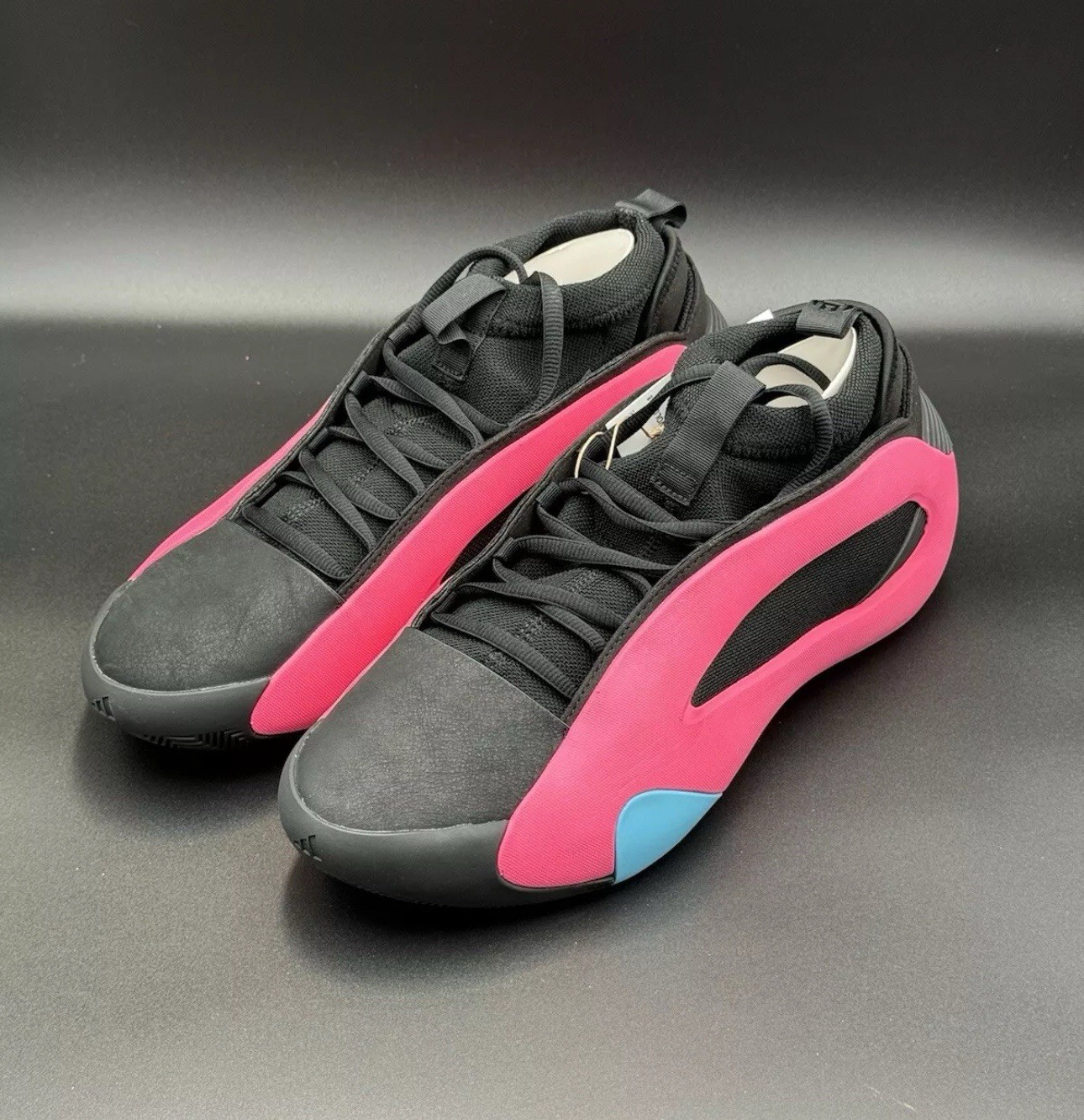 Adidas SMU James Harden Vol 8 Miami Nights Negro Rosa EE. UU. TALLA 7M 8W Para hombres JQ2393