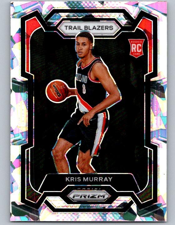2023-24 Panini Prizm Prizms CRACKED ICE  #142 Kris Murray