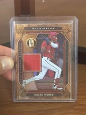 2023 Panini Chronicles - Gold Standard Swatches James Wood #GSS-JW (MEM, RC)