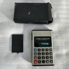 Vintage 801 B Casio Pocket Mini Calculators M...