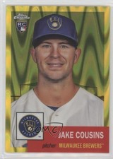 2022 Chrome Platinum Anniversary Yellow RayWave Refractor /250 Jake Cousins 0c2