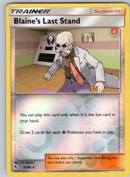 Blaine's Last Stand 52/68 Hidden Fates Reverse Holo