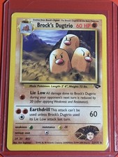 Pokémon TCG Brock's Dugtrio 22/132 Gym Challenge Rare 60 HP on eBay