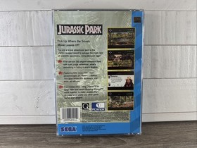 Sega CD Jurassic Park Complete w Booklet & Reg Card Tested Quick FREE Shipping