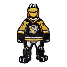 Pittsburgh Penguins Mascot Iceburgh Vintage Embroidered Iron On Patch 3”x 2” NHL
