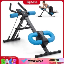 Ab Machine, Ab Workout Equipment, Adjustable Ab Trainer Machine for Abs Workout