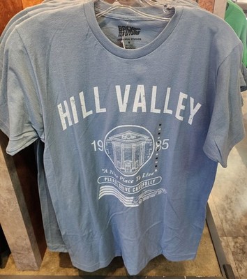 Universal Studios Back To The Future Hill Valley 1985 T-Shirt LARGE New 2026 
