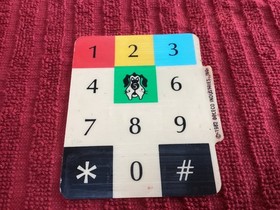Mouse Trap by Coleco Colecovision Game Cartridge & Number Keypad Overlay Insert