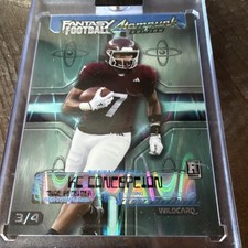 Wild Card KC Concepcion Atompunk Edition Rookie Numbered 3/4. rookie card picture