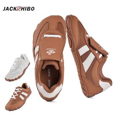 JACKSHIBO Womens Hike Barefoot Shoes Footwear Wide Toe Box Arch Support Sneakers
